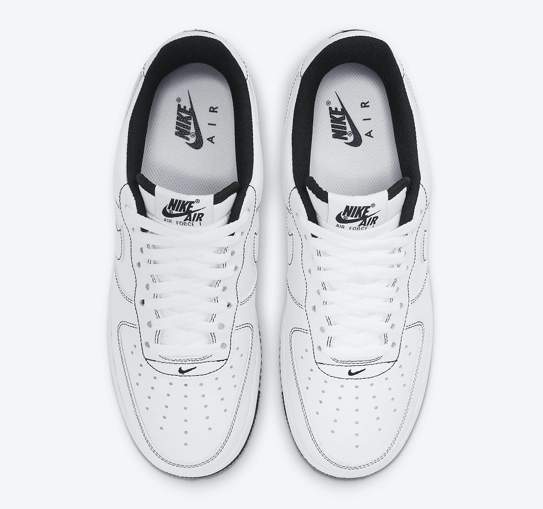 Nike Air Force 1 Low White Black CV1724-104 Release Date Info