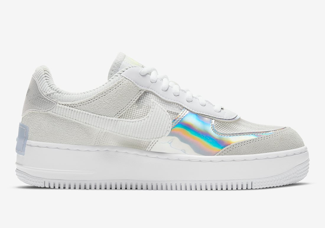 Nike Air Force 1 Shadow Pure Platinum DC5255-043 Release Date Info