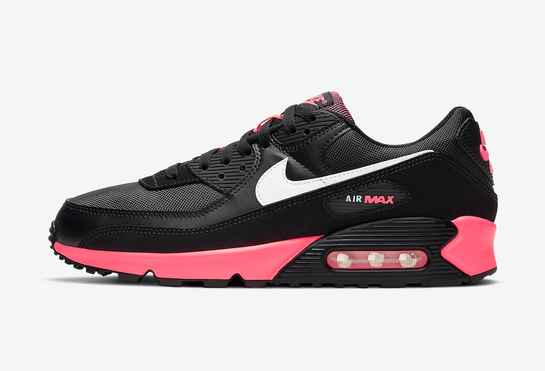 Nike Air Max 90 Black Racer Pink DB3915-003 Release Date Info