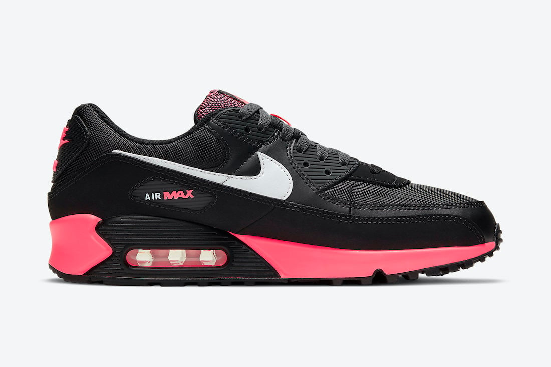 Nike Air Max 90 Black Racer Pink DB3915-003 Release Date Info