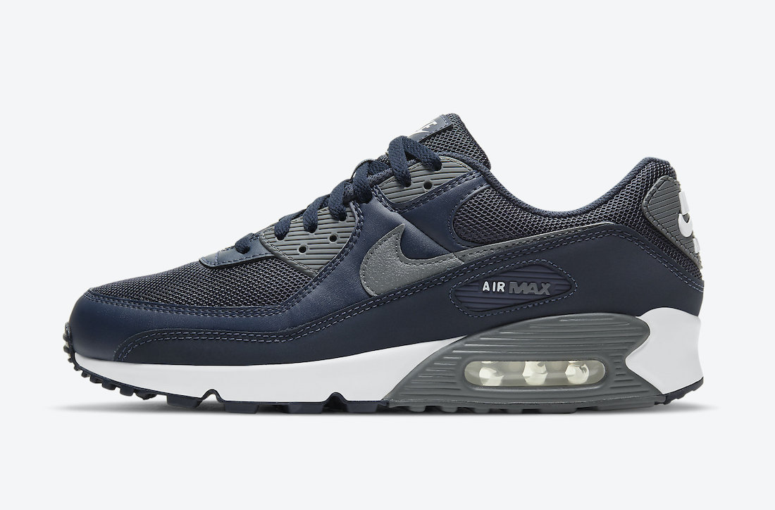 Nike Air Max 90 Navy Grey DH4095-400 Release Date Info