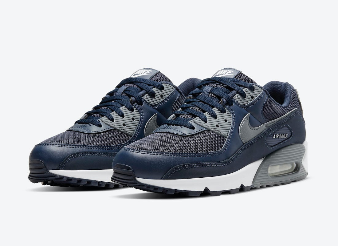 Nike Air Max 90 Navy Grey DH4095-400 Release Date Info