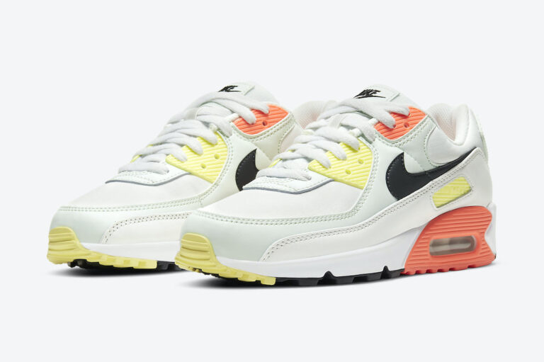 airmax 90 white and orange