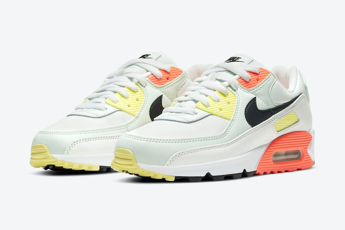 nike air max 90 yellow and black