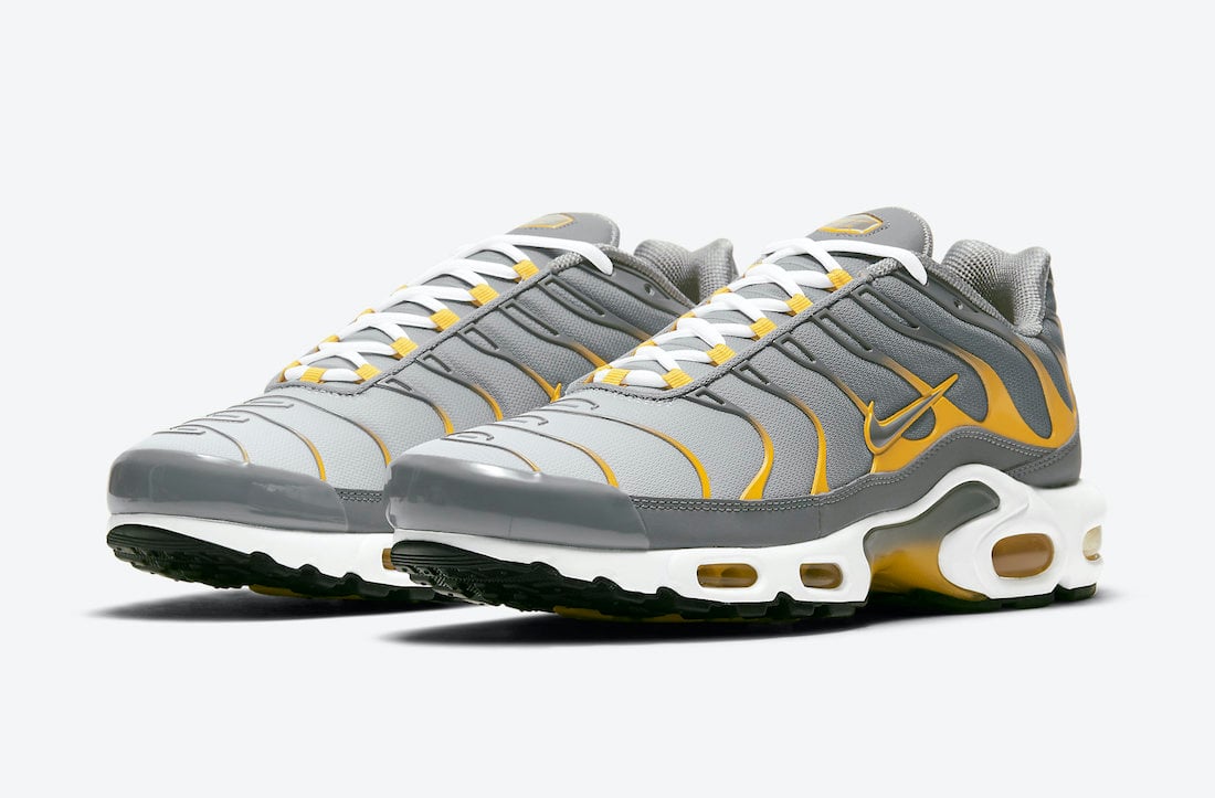 Nike Air Max Plus Grey Yellow DD7111-001 Release Date Info