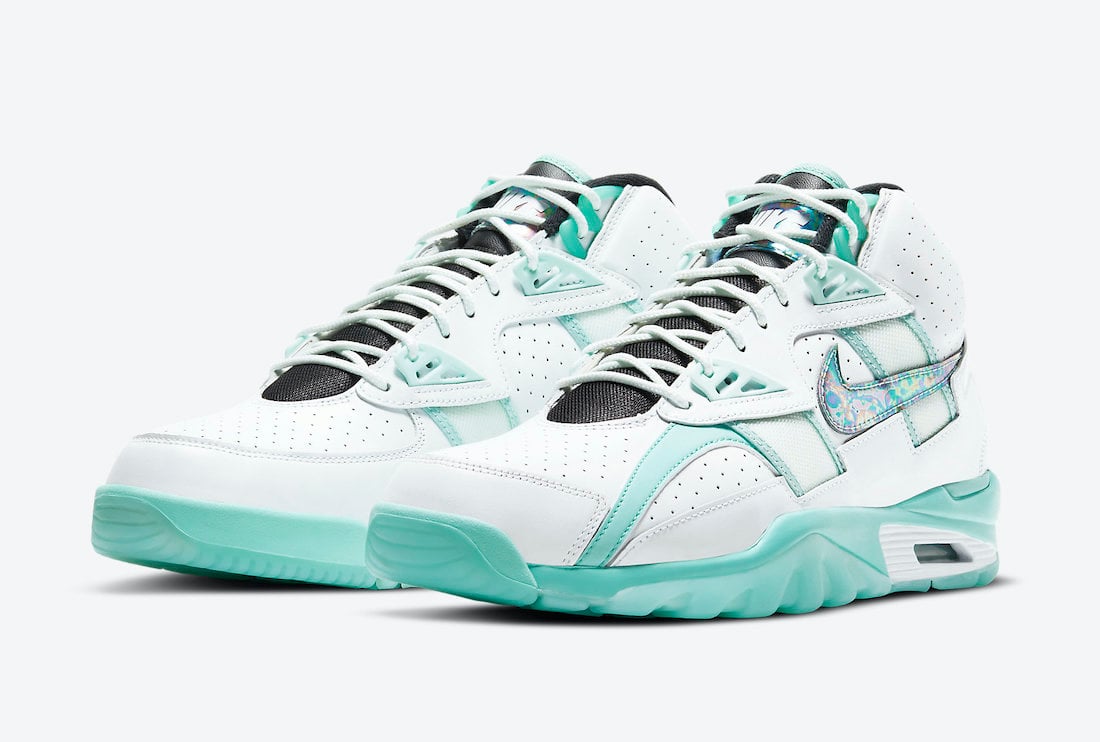 The Nike Air Trainer SC High ‘Abalone’ Features Iridescent Details