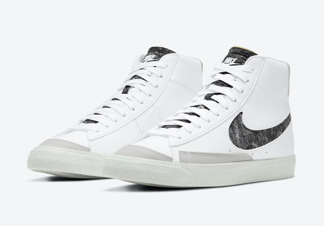 Nike Blazer Mid ’77 Vintage Coming Soon in White and Smoke Grey