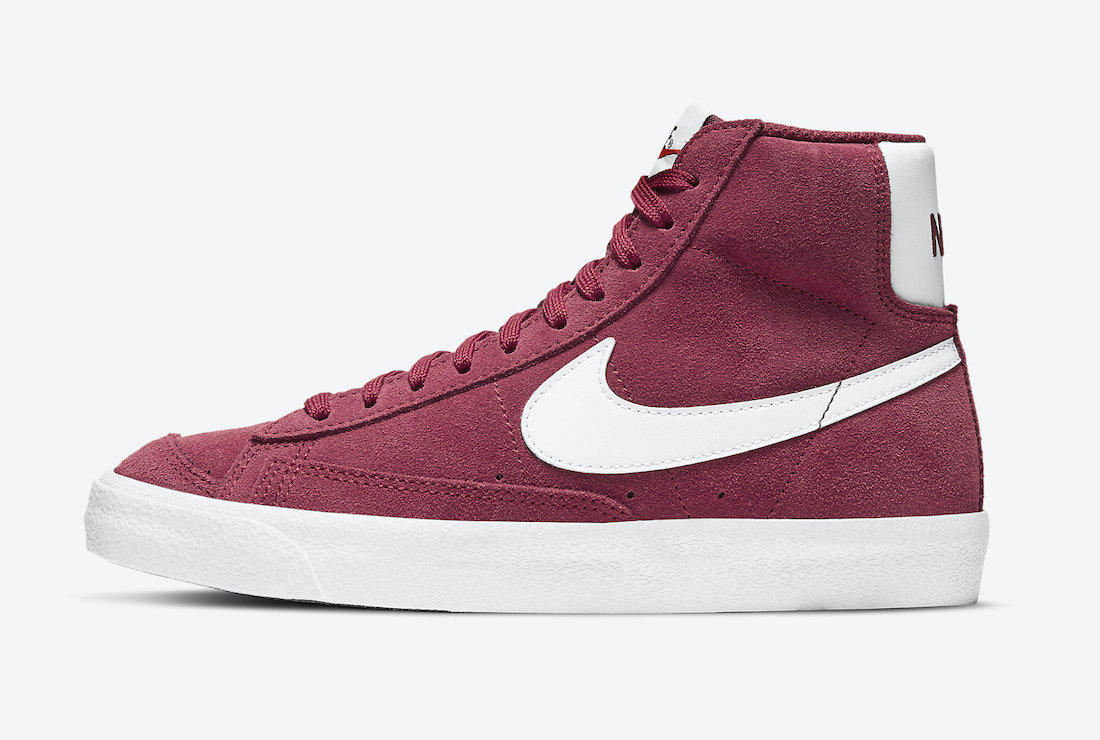 Nike Blazer Mid Magenta Suede DC8248-600 Release Date Info