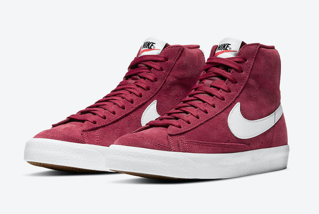 Nike Blazer Mid Magenta Suede DC8248-600 Release Date Info