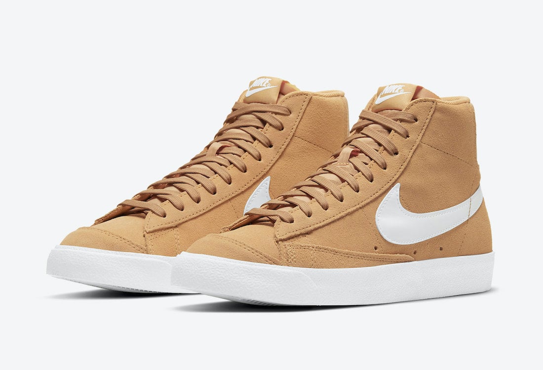 Nike Blazer Mid Wheat Suede DB5461-701 Release Date Info