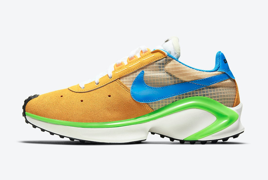 Nike D/MS/X Waffle Yellow Blue Green CQ0205-700 Release Date Info