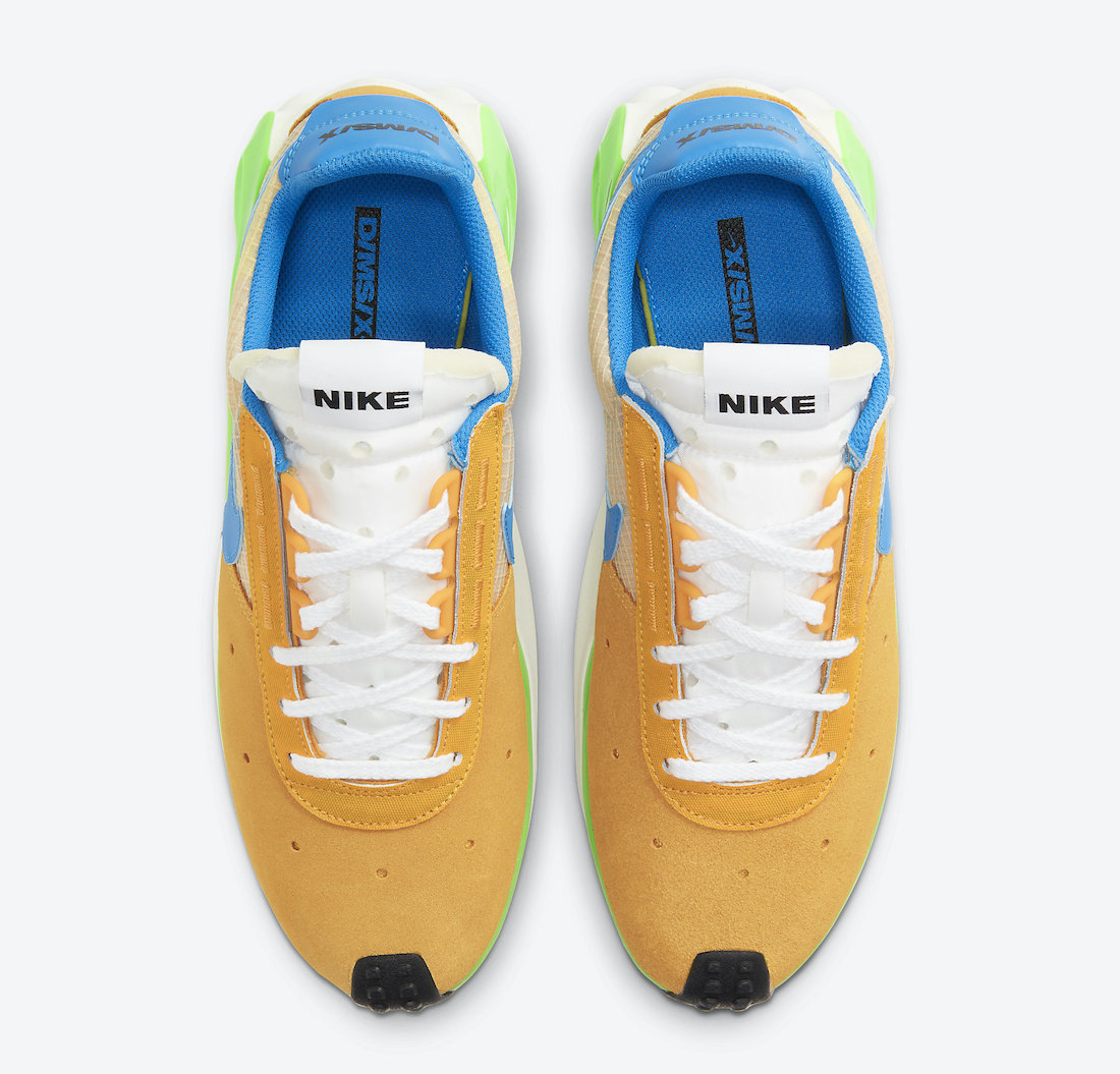 Nike D/MS/X Waffle Yellow Blue Green CQ0205-700 Release Date Info