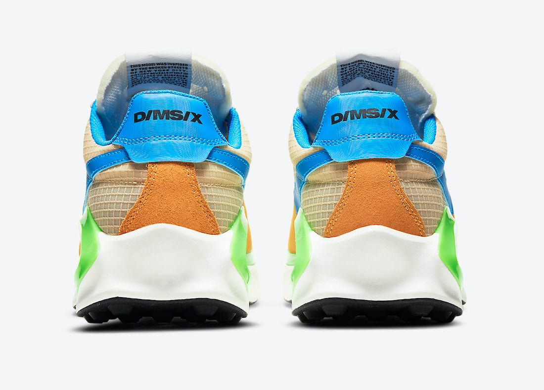 Nike D/MS/X Waffle Yellow Blue Green CQ0205-700 Release Date Info