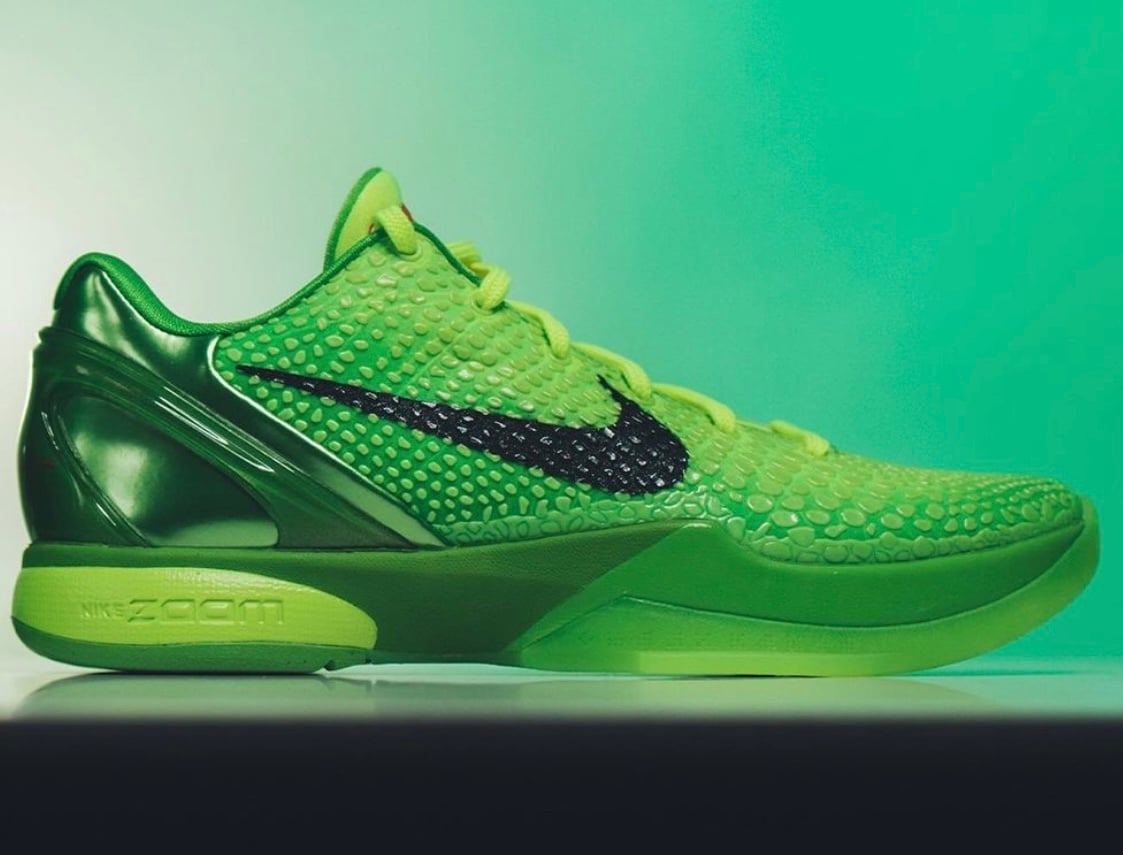 Nike Kobe 6 Protro Grinch 2020 CW2190-300 Release Date
