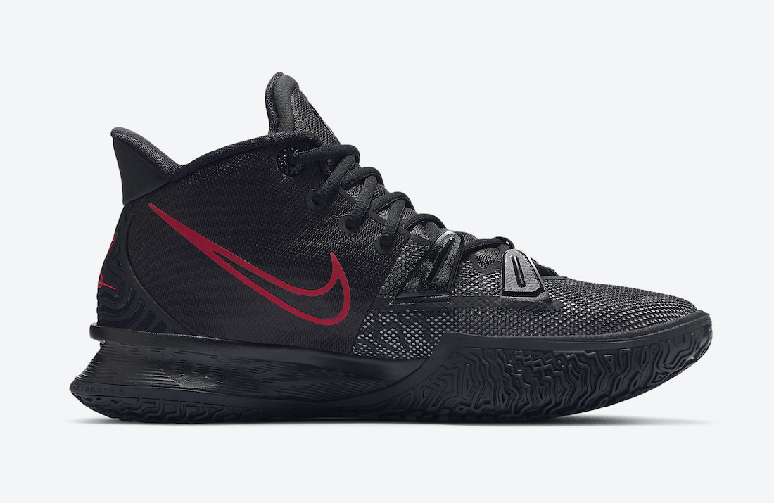 Nike Kyrie 7 Bred Black University Red CQ9327-001 Release Date Info