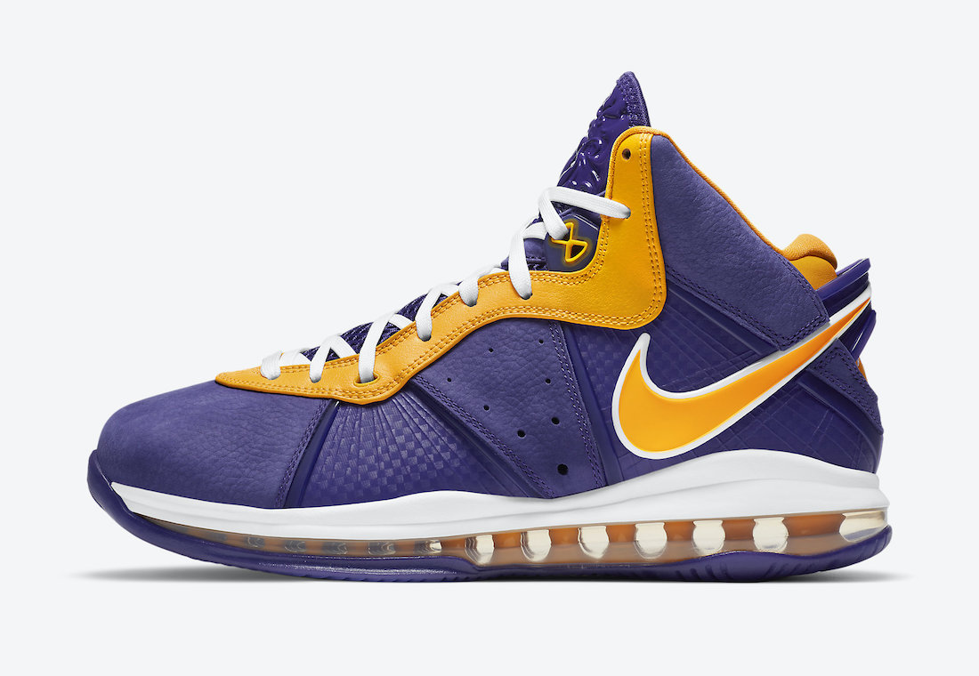 Nike LeBron 8 Lakers DC8380-500 Release Info Price