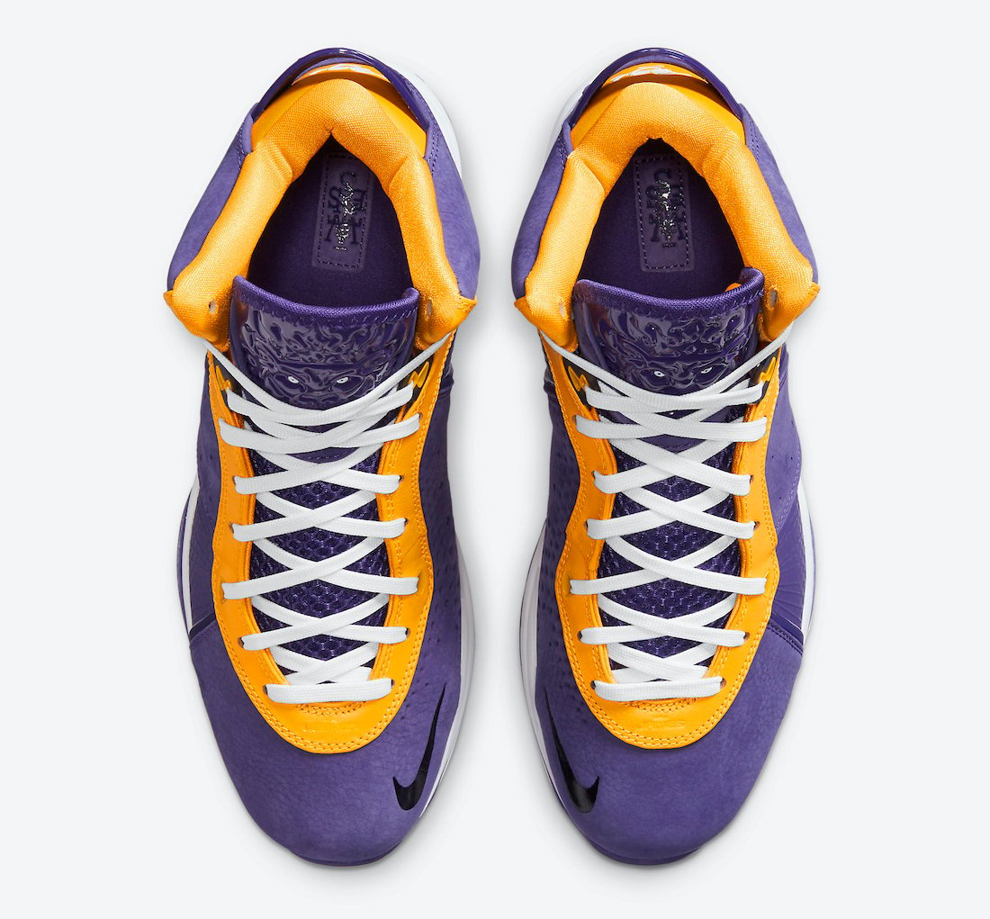 Nike LeBron 8 Lakers DC8380-500 Release Info Price