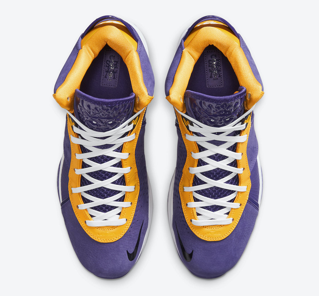 Nike LeBron 8 Lakers DC8380-500 Release Info Price