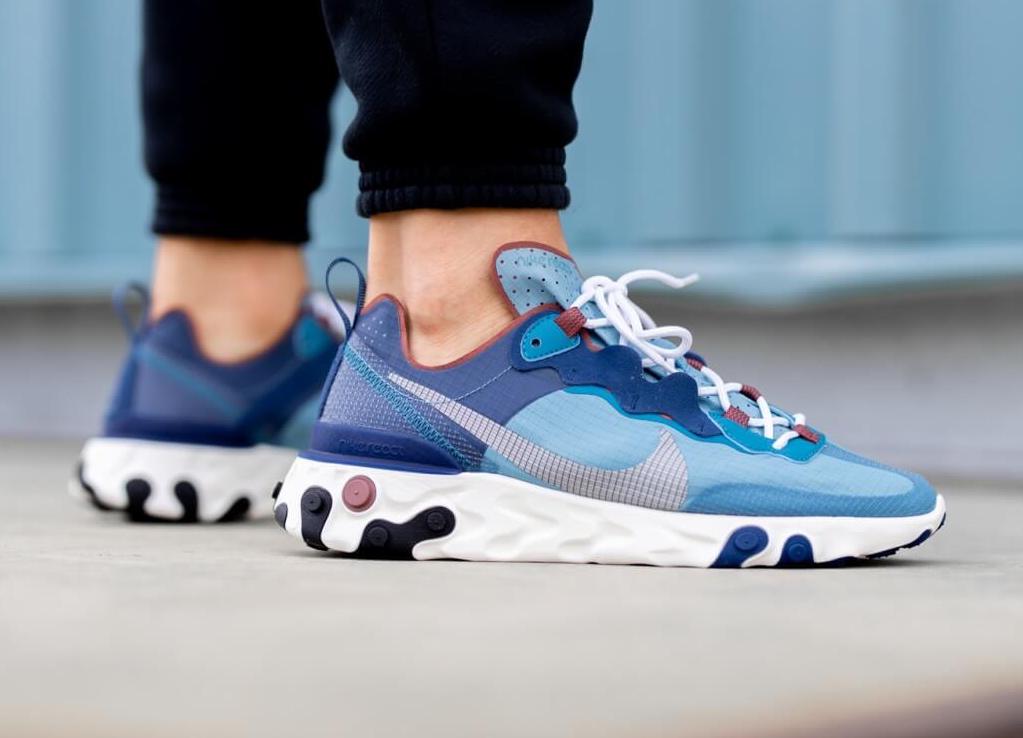 Nike React Element 55 Coastal Blue CU1466-400 Release Date Info