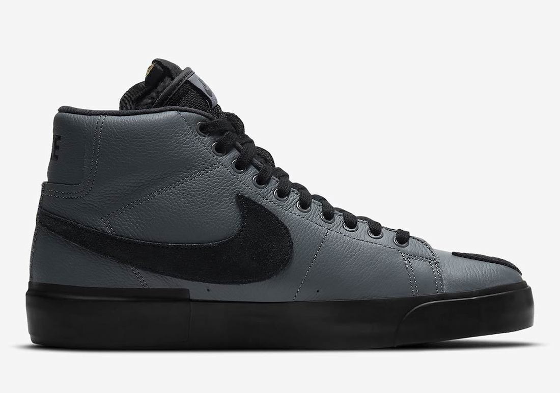 Nike SB Blazer Mid Edge Black Grey DA2189-001 Release Date Info