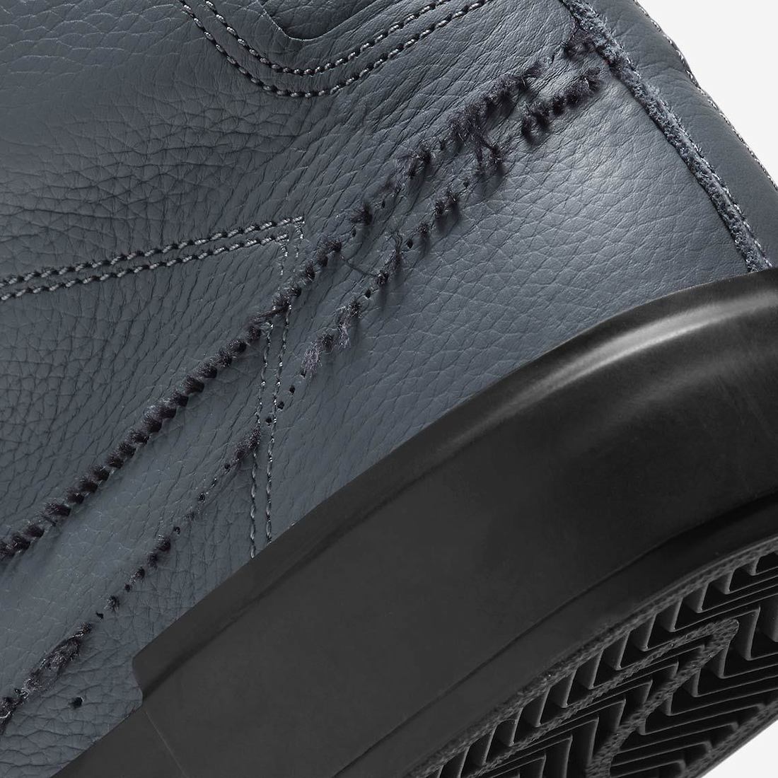 Nike SB Blazer Mid Edge Black Grey DA2189-001 Release Date Info