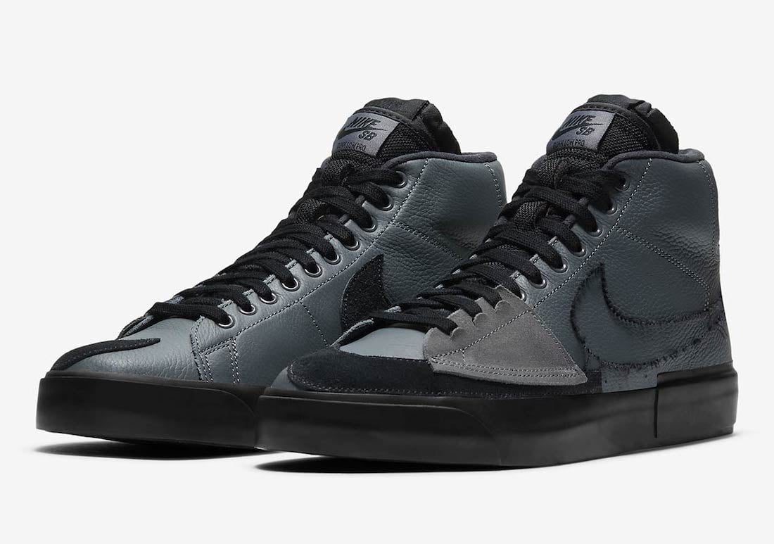 Nike SB Blazer Mid Edge in Black and Grey