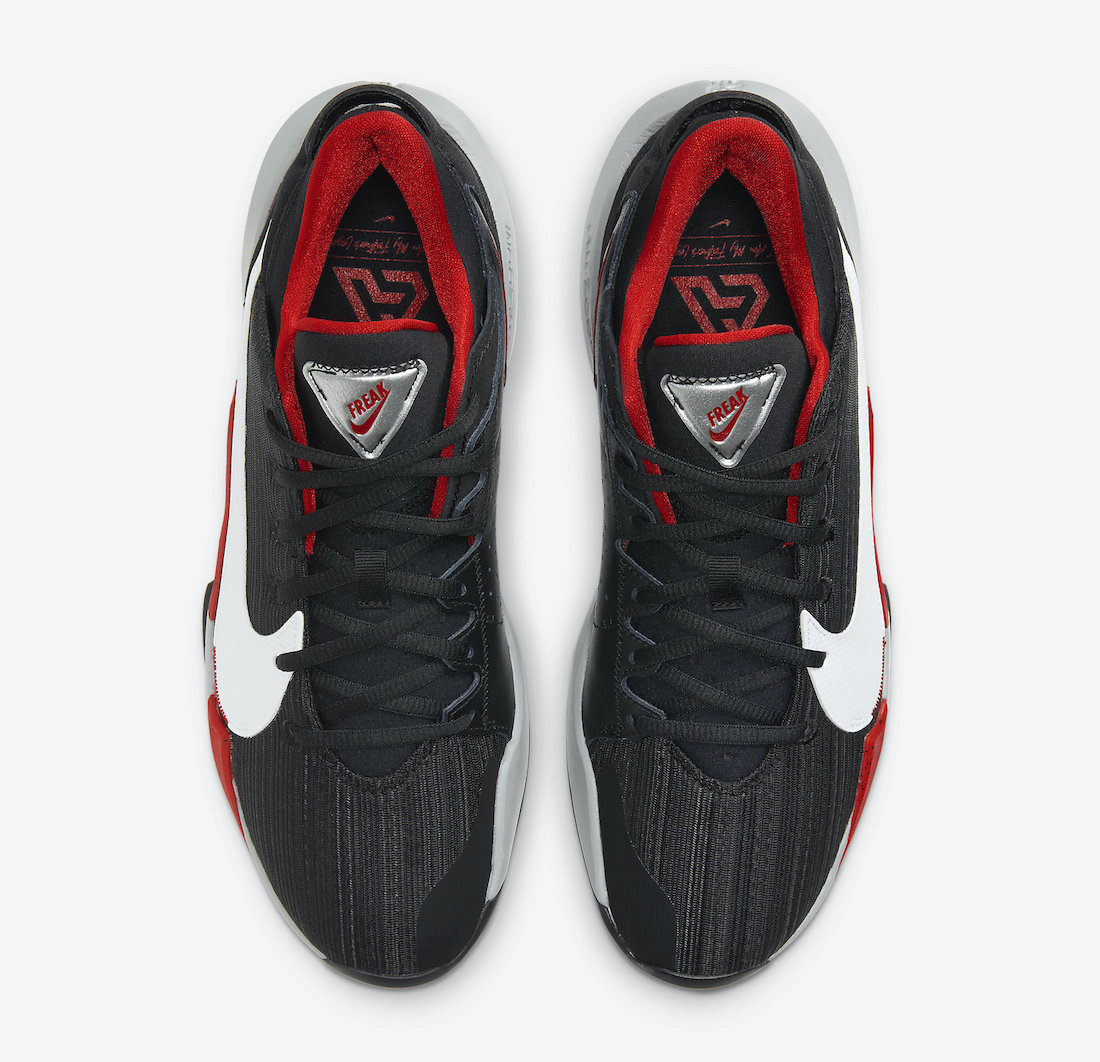 Nike Zoom Freak 2 Bred Black White University Red CK5424-003 Release Date Info