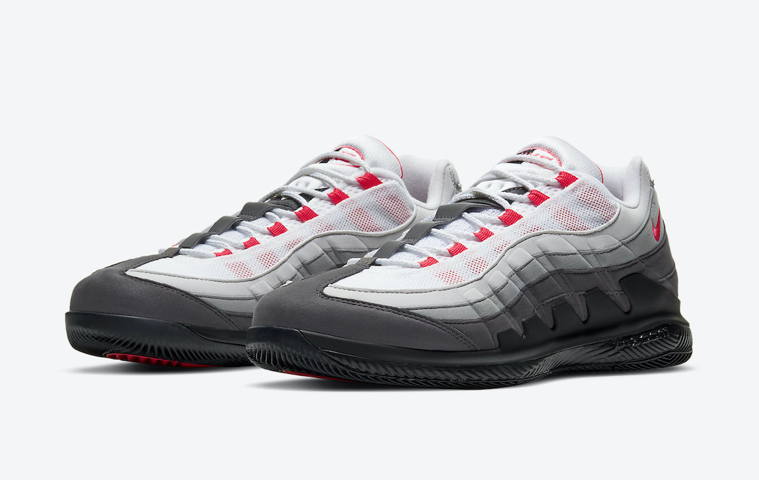 white black solar red air max 95