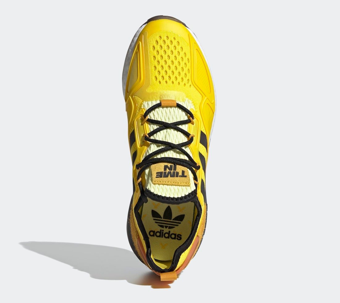 Ninja adidas ZX 2K Boost Yellow Legacy Gold FZ1882 Release Date Info