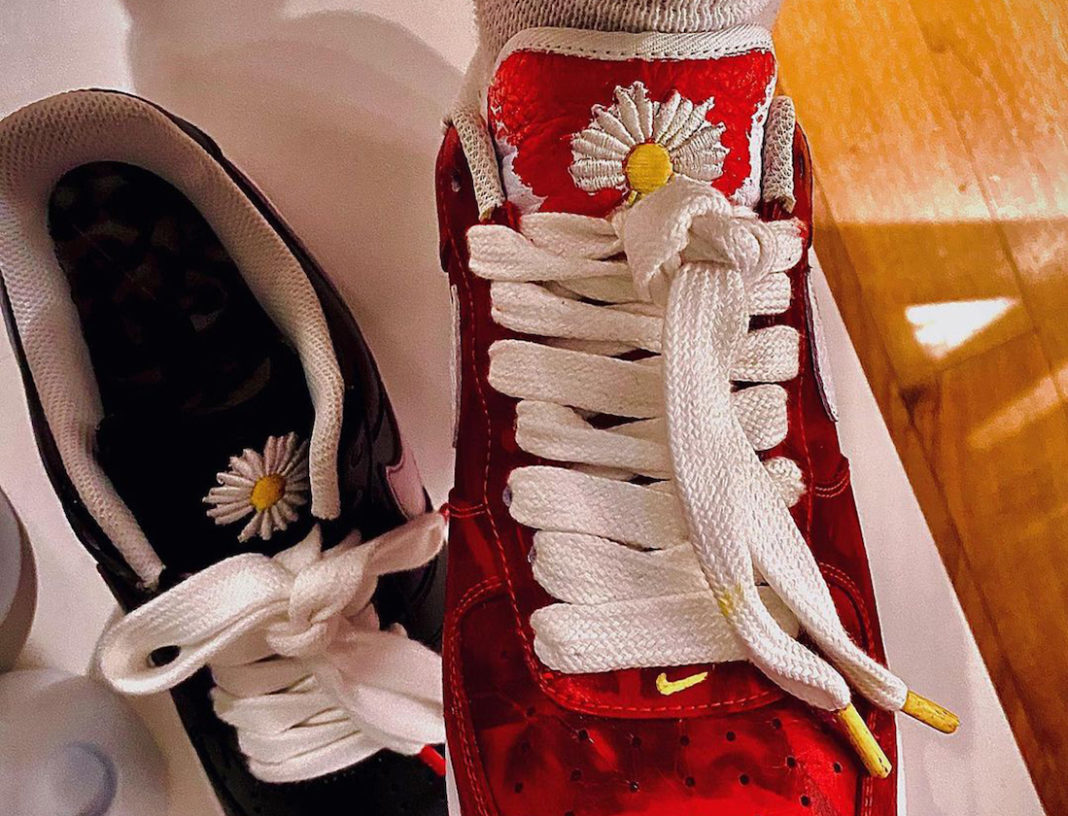 First Look at the PEACEMINUSONE x Nike Air Force 1 in Red