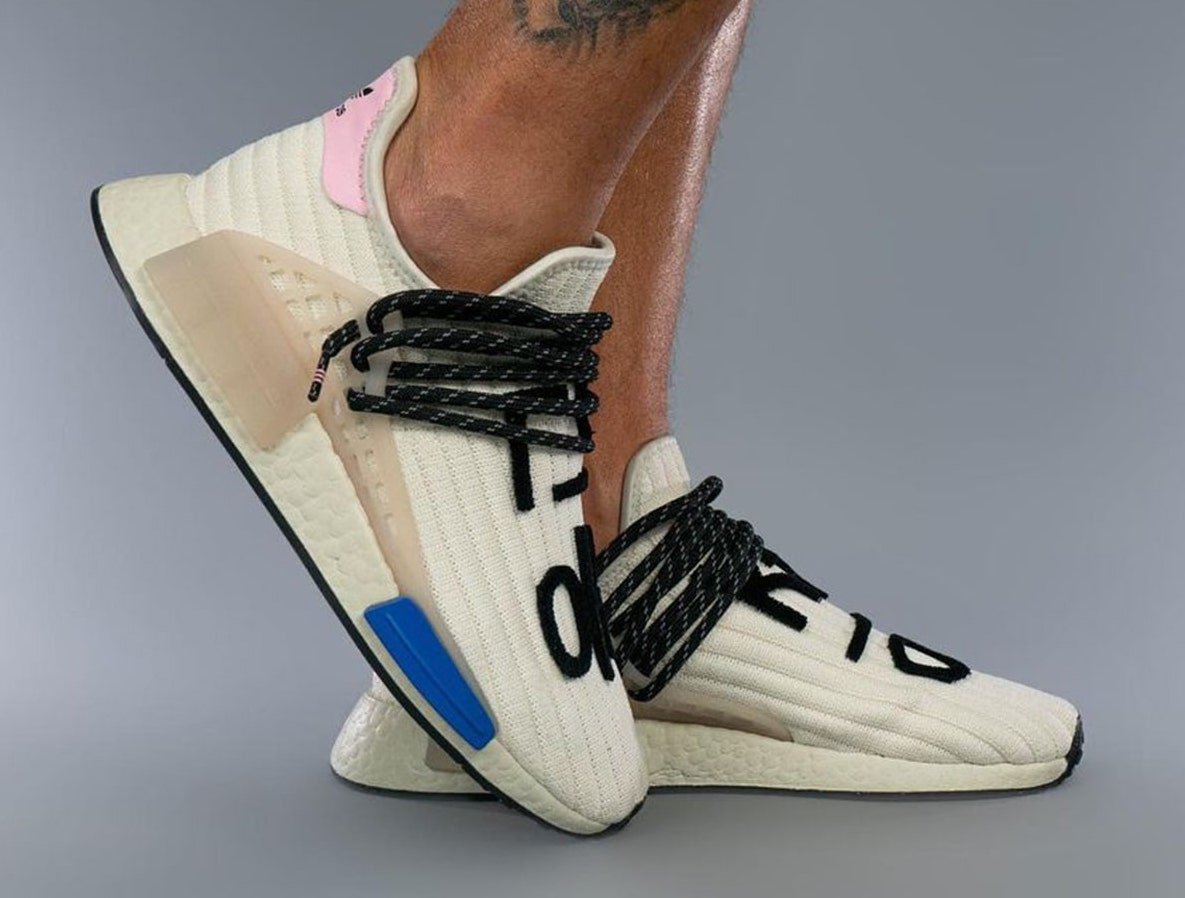 Pharrell adidas NMD Hu Cream Blue Pink Release Date Info