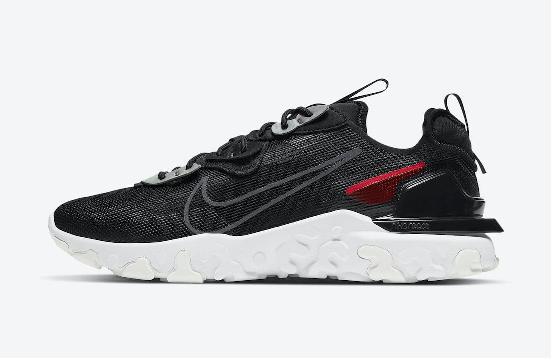 3M Nike React Vision Black University Red CT3343-002 Release Date Info
