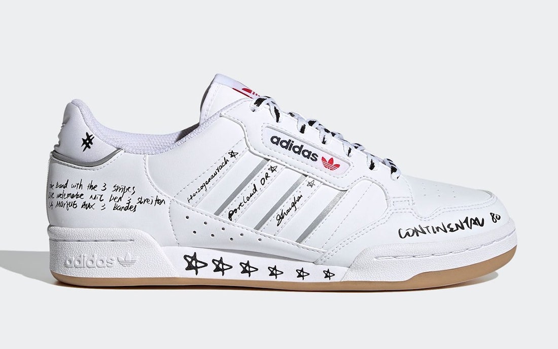 adidas continental 80 size chart