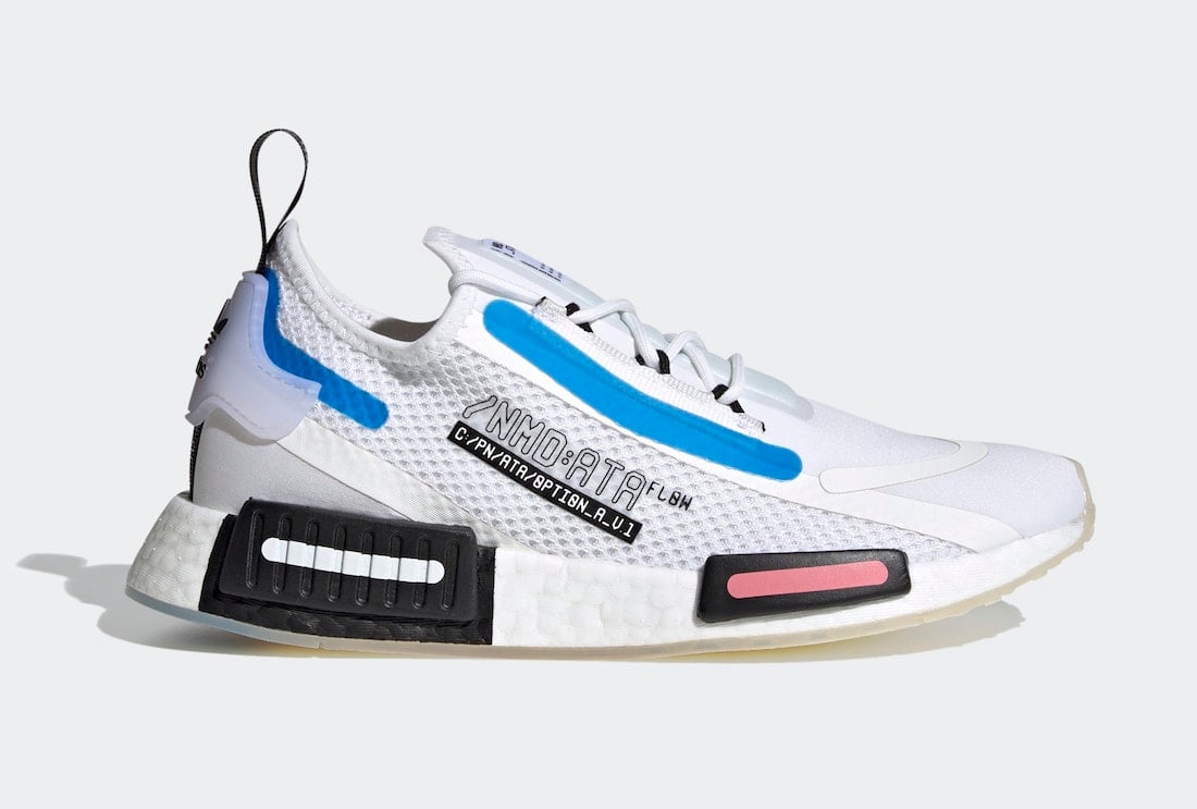 adidas NMD R1 Spectoo White Blue Black FZ3209 Release Date Info