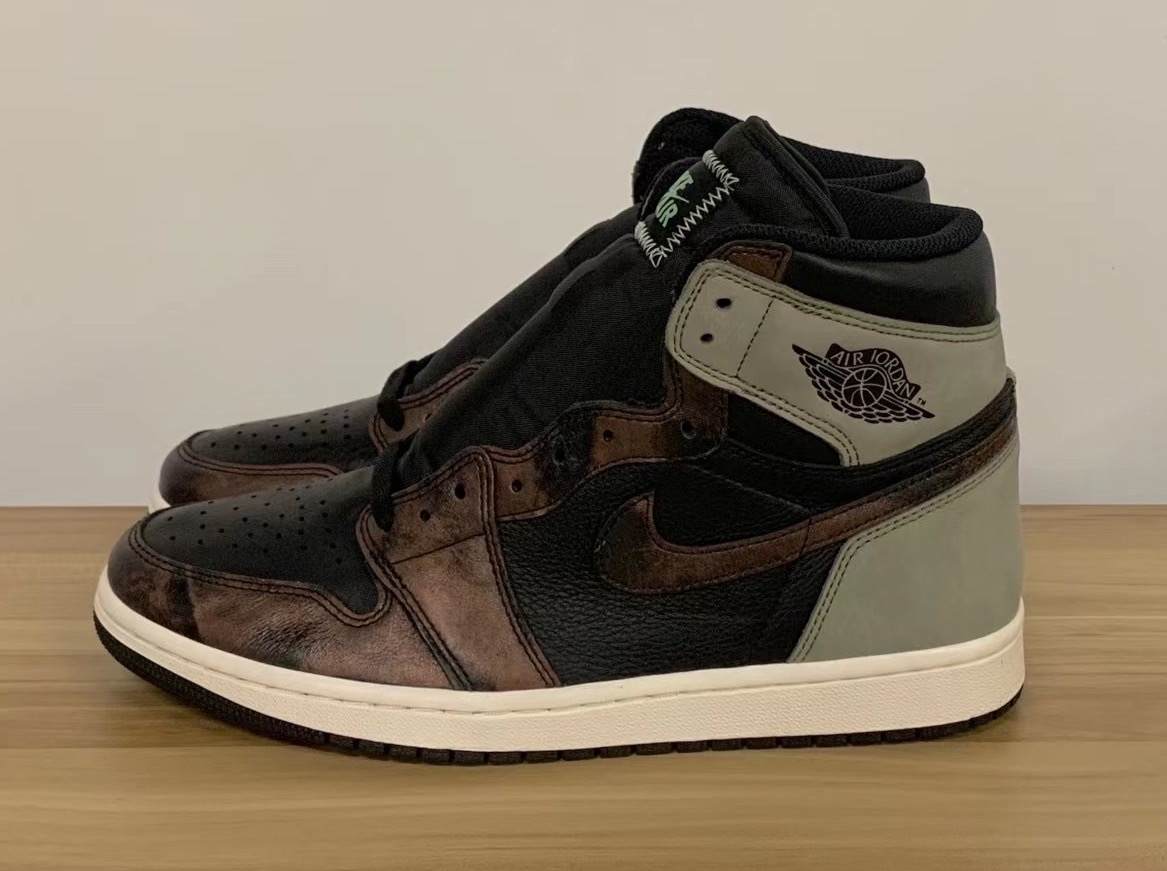 army green jordan 1