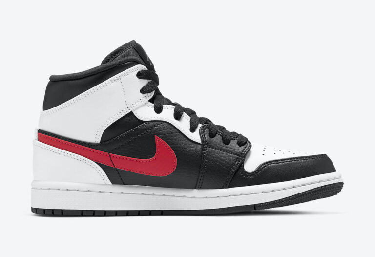 Air Jordan 1 Mid Black Chile Red White 554724-075 Release Date Info