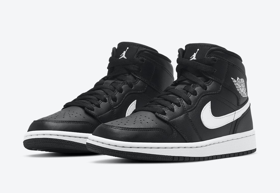 Air Jordan 1 Mid in Black and White Releases in January