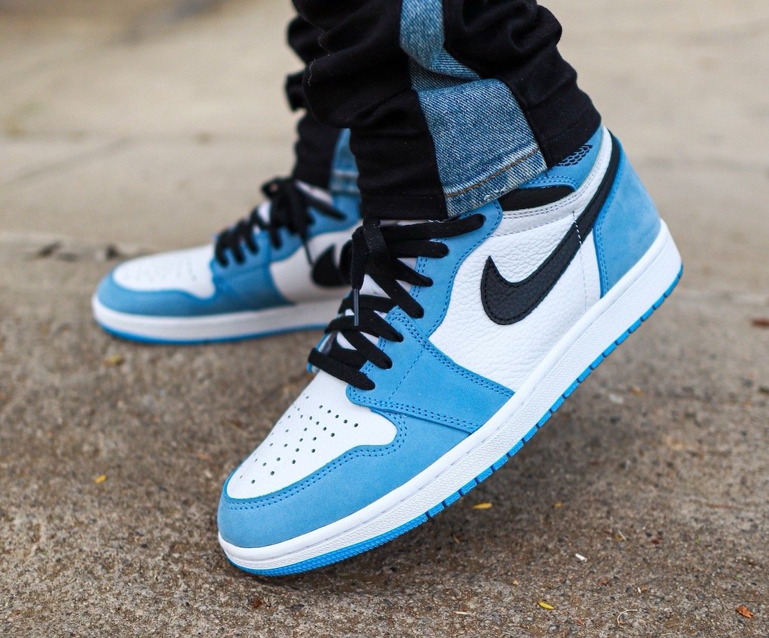 jordan air force 1 blue and white