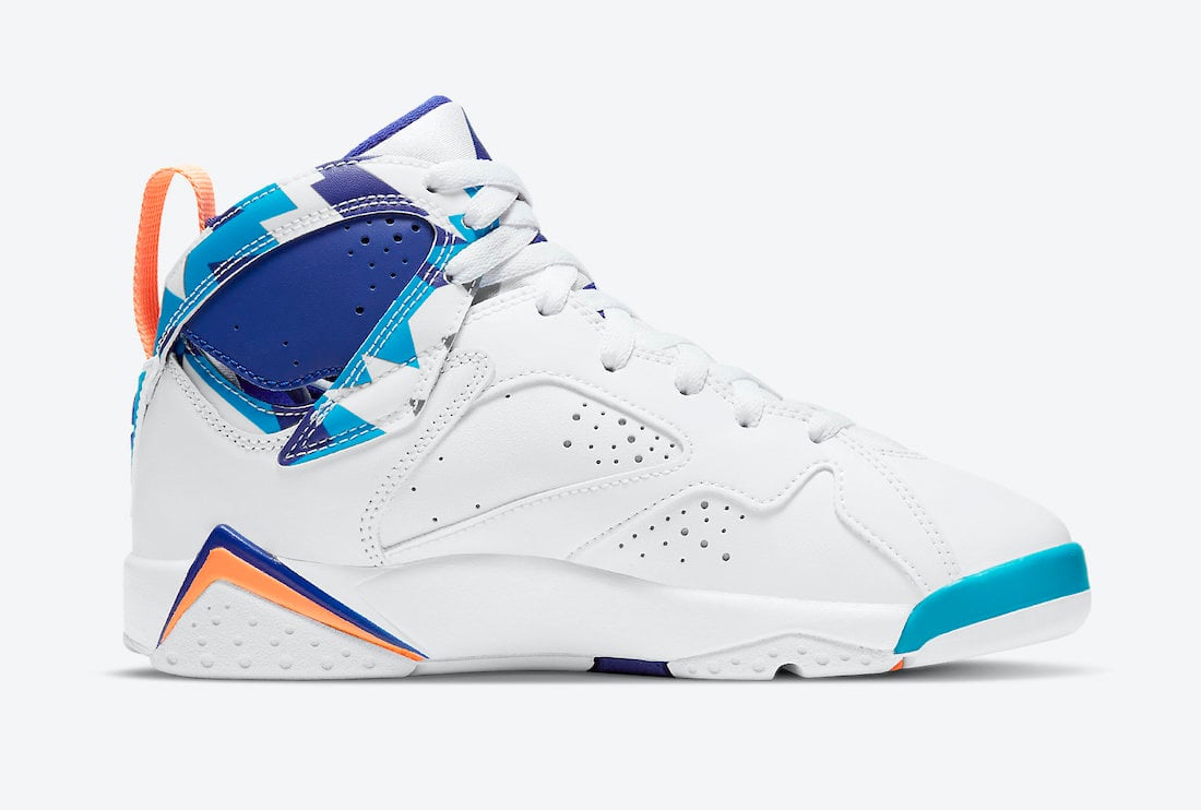 white and blue 7s