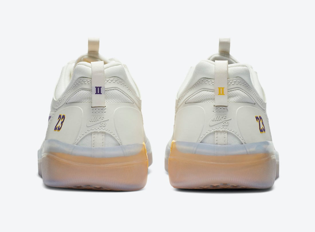 NBA Nike SB Nyjah Free 2 Lakers LeBron DA3439-100 Release Date