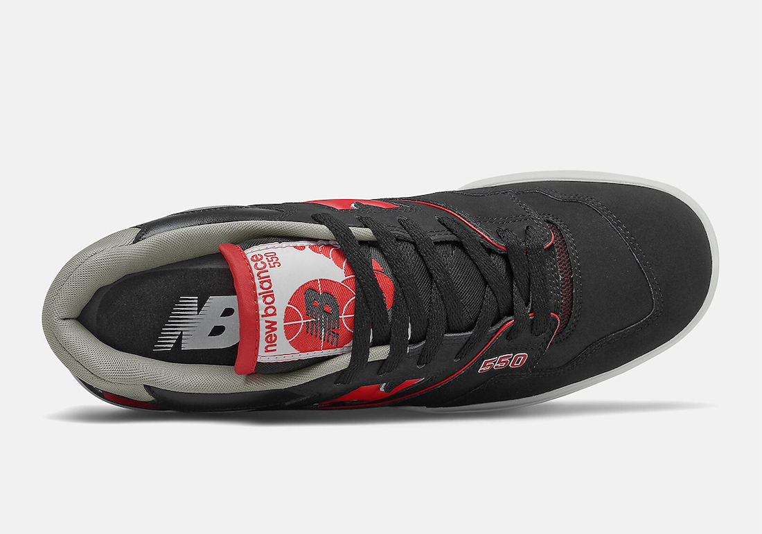 New Balance 550 Black Red BB550SG1 Release Date Info
