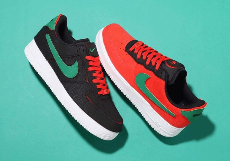 black red and green air force 1