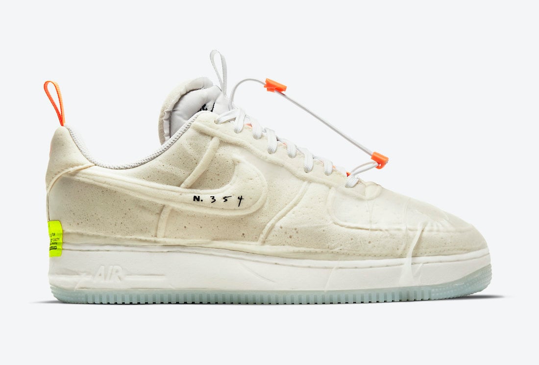 Nike Air Force 1 Experimental Sail Atomic Orange CV1754-100 Release Date Info