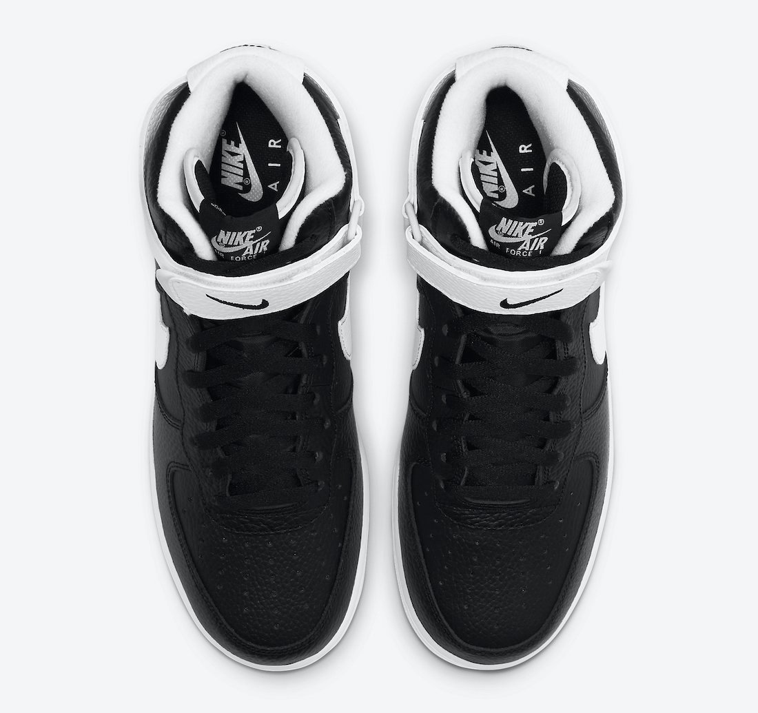 Nike Air Force 1 High Black White CT2303-002 Release Date Info