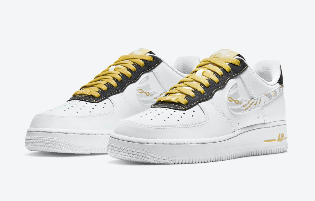 Nike Air Force 1 Low Gold Links Zebra Print DH5284-100 Release Date Info | SneakerFiles
