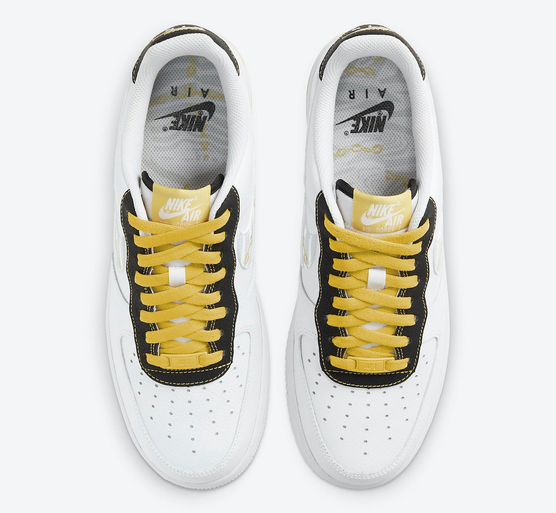 Nike Air Force 1 Low Gold Links Zebra Print DH5284-100 Release Date Info