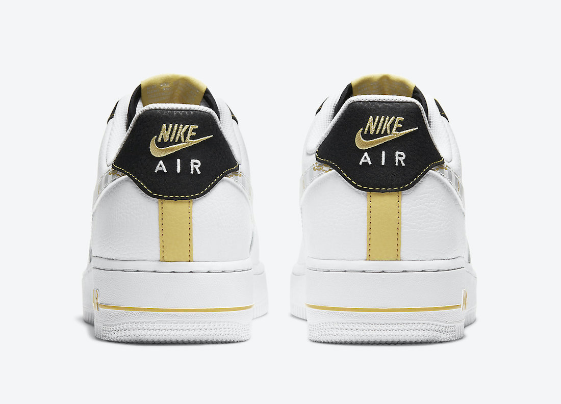 Nike Air Force 1 Low Gold Links Zebra Print DH5284-100 Release Date ...