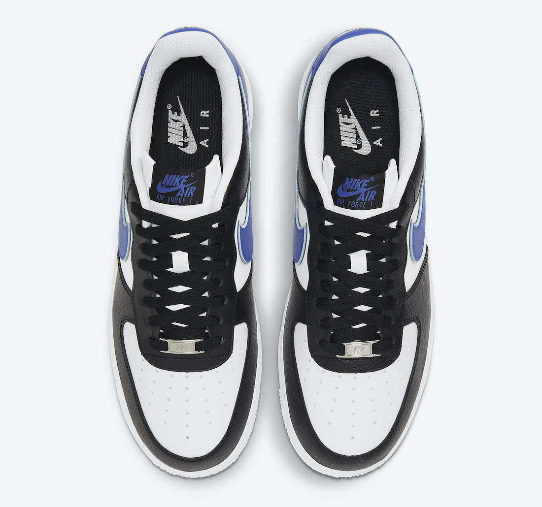 Nike Air Force 1 Low White Black Blue DD9784-001 Release Date Info ...