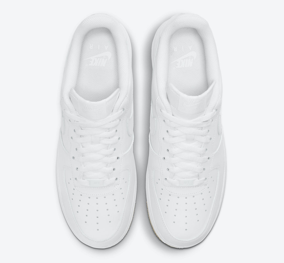 Nike Air Force 1 Low White Gum DJ2739-100 Release Date Info