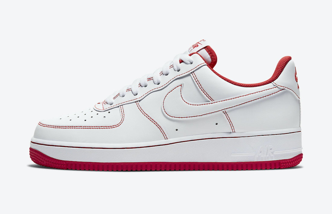 Nike Air Force 1 Low White University Red CV1724-100 Release Date Info